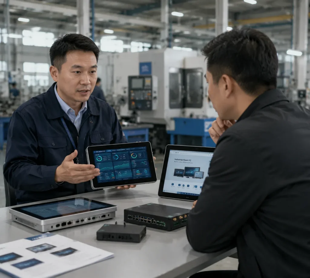 custom industrial panel pc solutions for smart manufacturing and factory automation